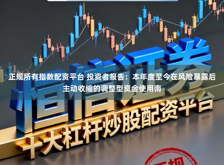 正规所有指数配资平台 投资者报告：本年度至今在风险暴露后主动收缩的调整型资金使用南